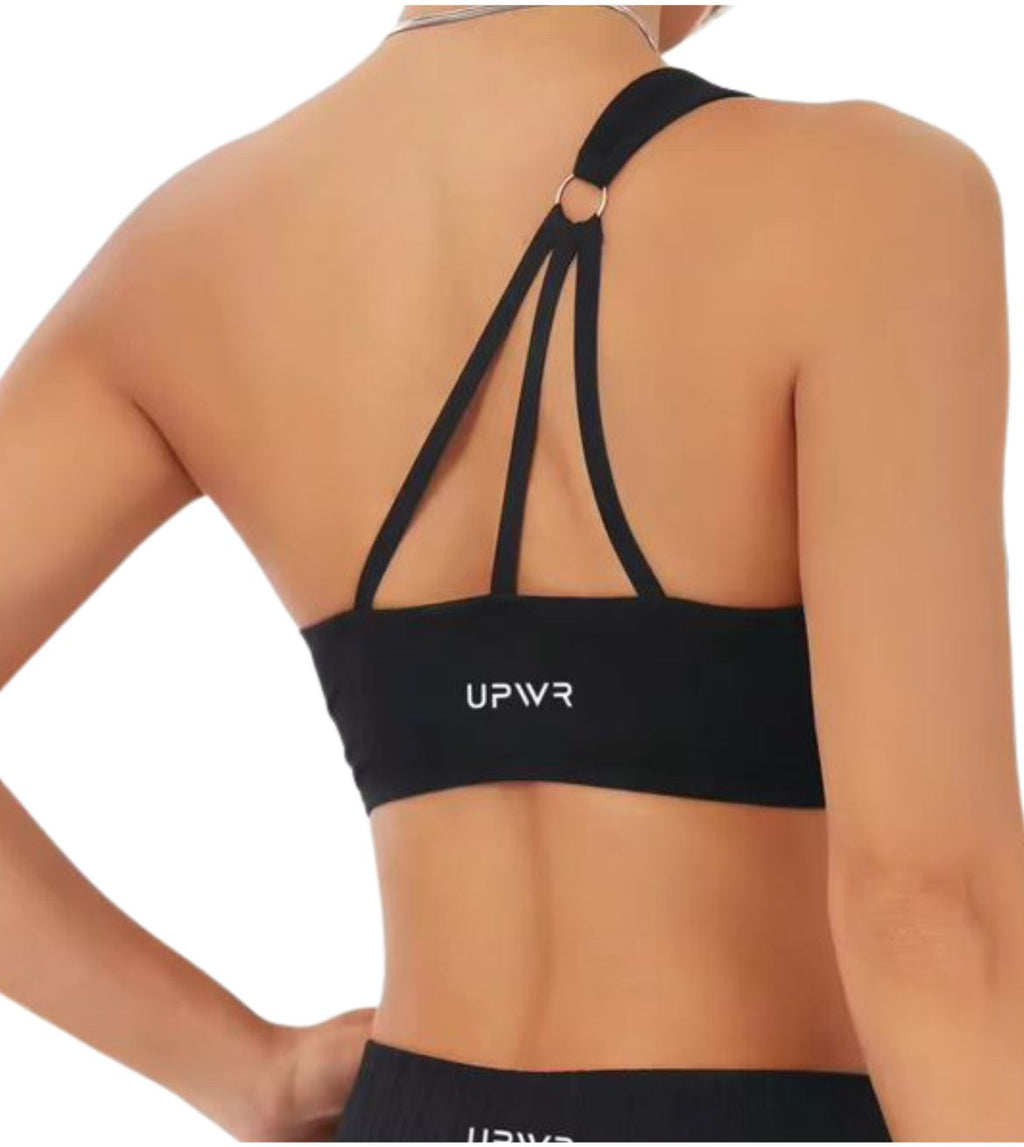 Asymmetrical Bra Black | Upwr