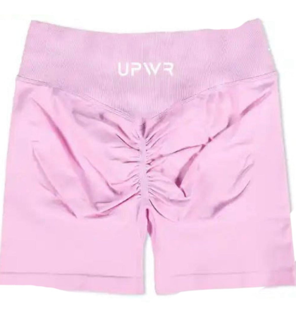 Scrunch Shorts Baby Pink| UPWR