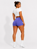 Scrunch Shorts Dark Blue | UPWR