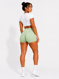 Scrunch Shorts Mint green | UPWR