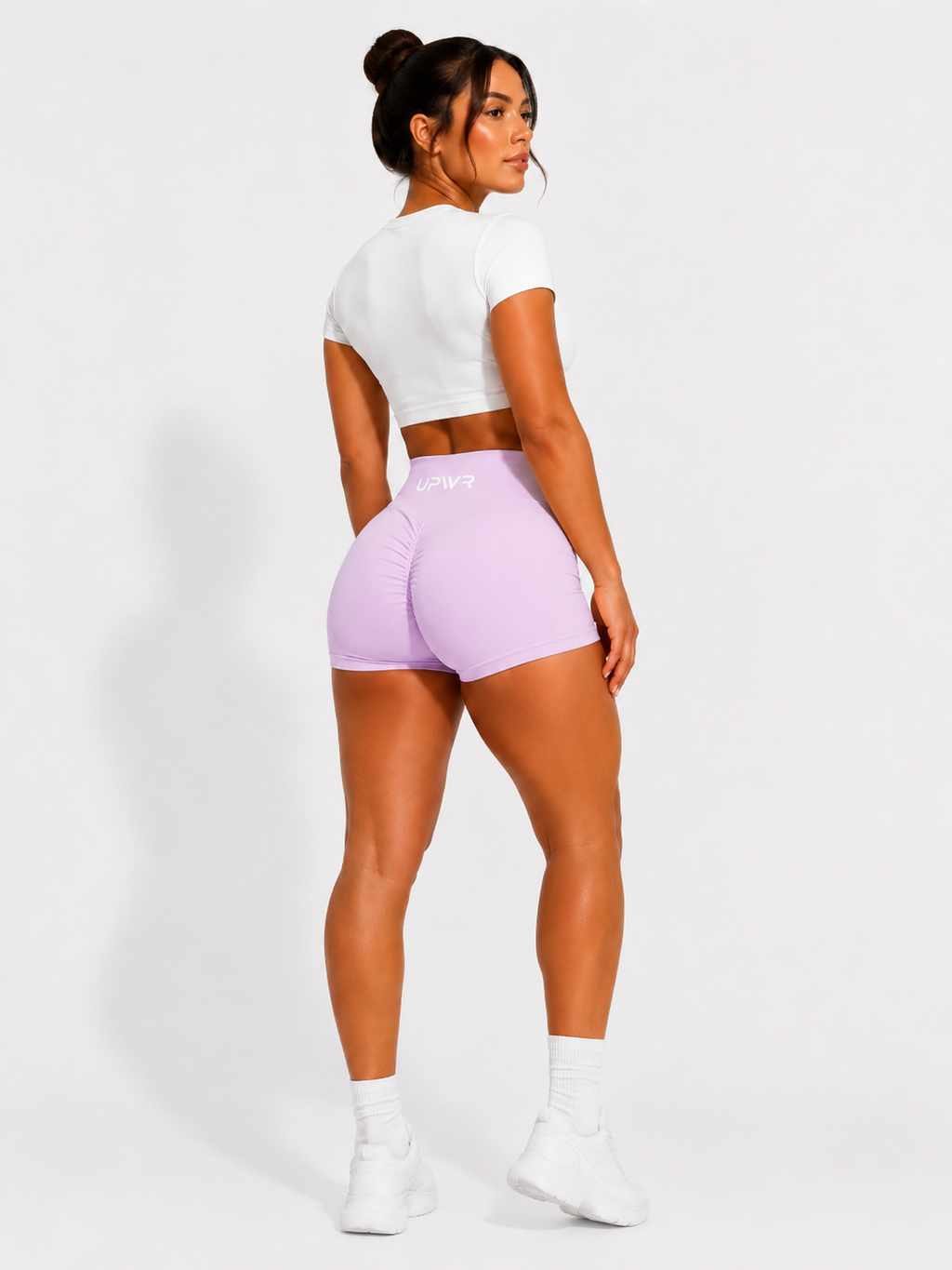 Scrunch Shorts liliac| UPWR