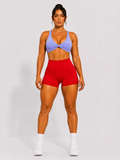 Twisted Sports Bra lilac purple| Upwr