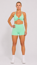 Seamless Shorts Apple Green| Upwr