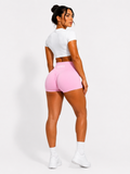 Scrunch Shorts Baby Pink| UPWR